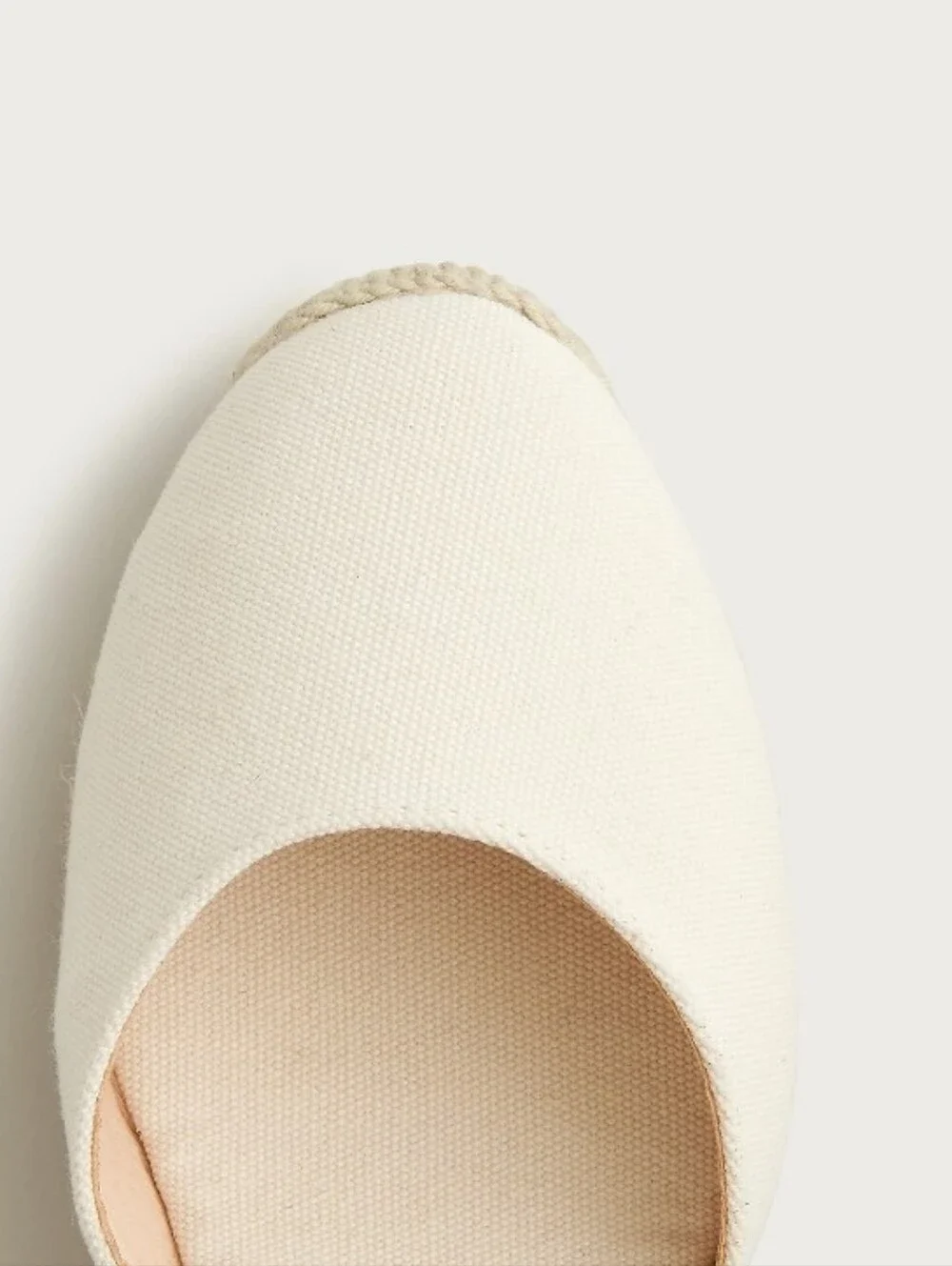 J. Crew Made-in-Spain Lace-up High Heel Espadrilles - Ivory
